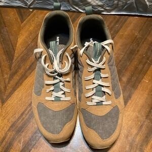 Size 12 men’s shoes. They have been worn only a handful of times.